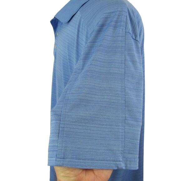 Lands’ End Polo Golf Shirt Men’s Size 2XL Short Sleeves Blue - Picture 6 of 11